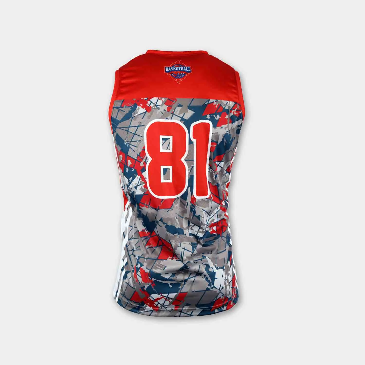 Benutzerdefinierte sublimierte gedruckte reversible Basketball-Trikots