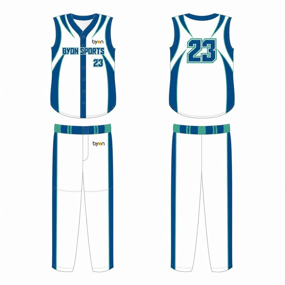 Custom wholesale sublimated printed sleeveless Softball Jerseys