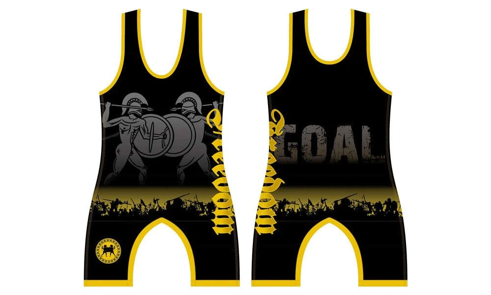 Sublimierte gedruckte Wrestling-Uniform