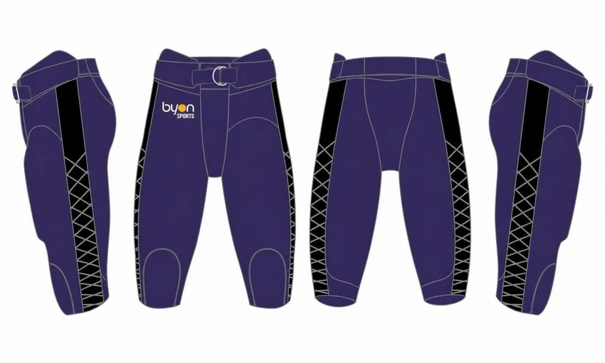 Custom wholesale sublimated printed youth football pants