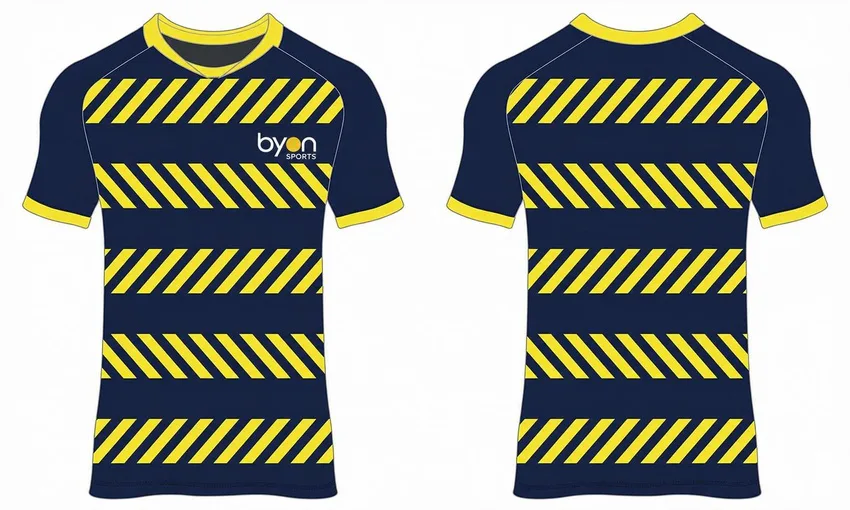 Dye sublimation custom design team round neck kids soccer jerseys