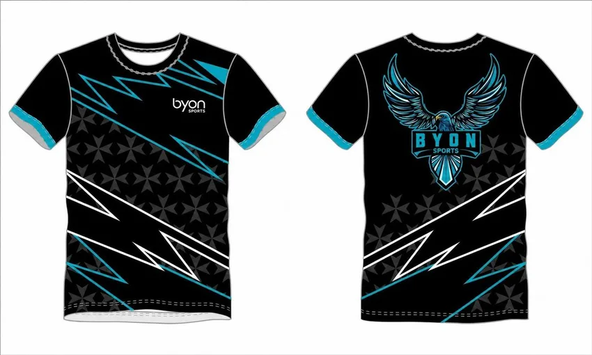 Dye Sublimation Custom Design Team Wrestling T-Shirts