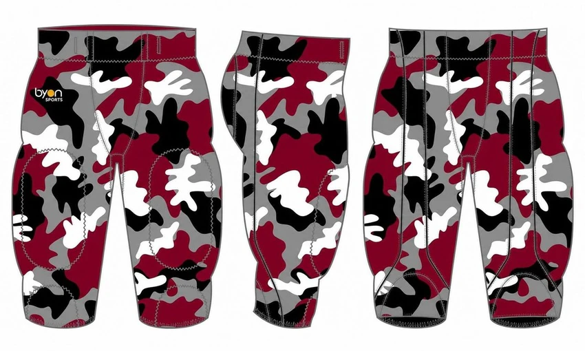 Impresión de la sublimación Dye jóvenes diseño personalizado Sublimated Flag Football Jerseys
