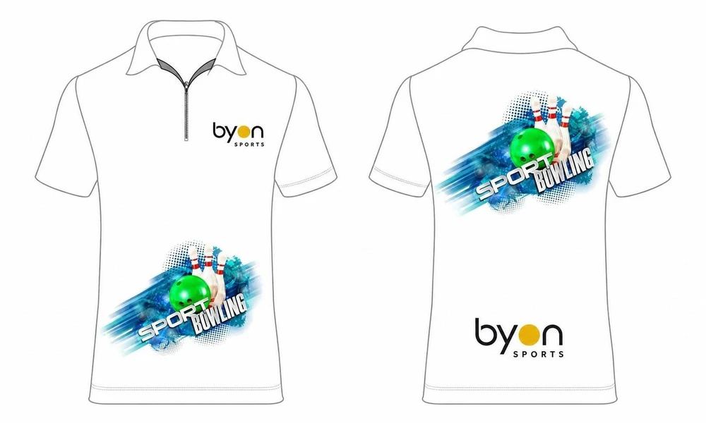 Farbsublimationsdruck Custom Design Youth Bowling Trikots