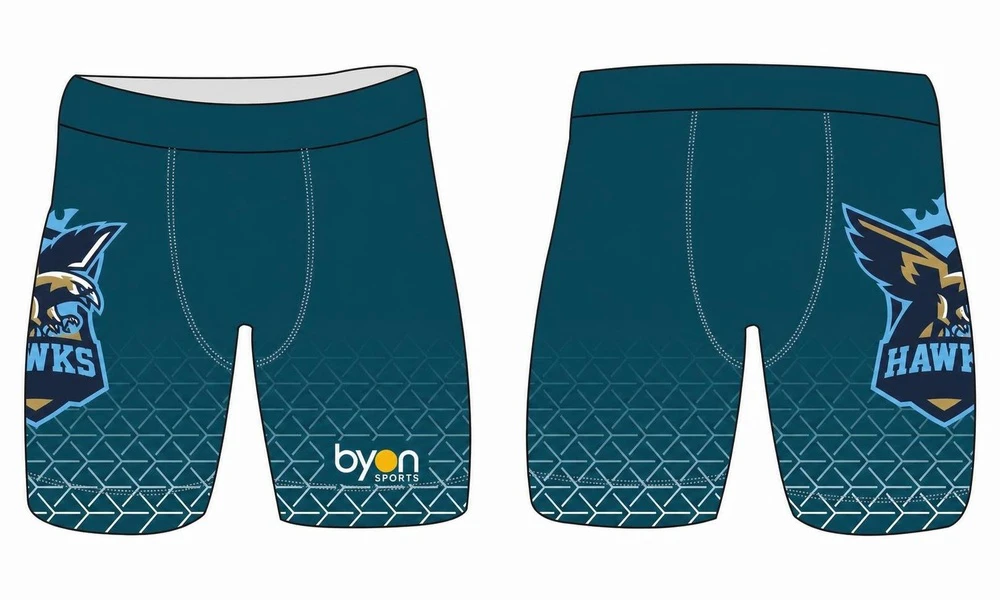 Farbsublimationsdruck Custom Design Youth Custom Spandex Shorts