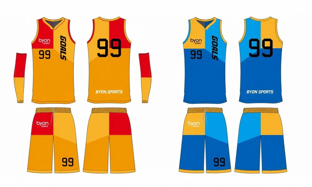 Dye sublimation printing Custom design youth reversible basketball jerseys