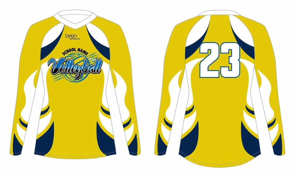 Dye sublimation printing Custom design youth sublimated volleyball jerseys