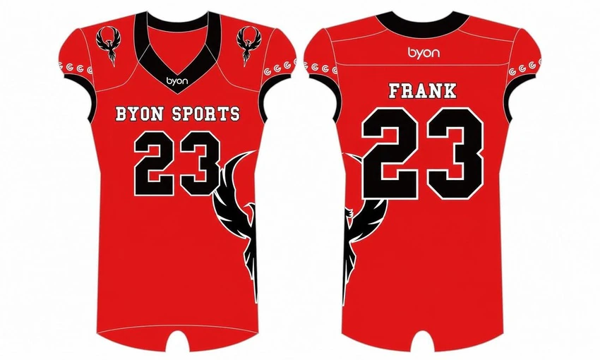 Impresión de sublimación Dye Diseño de camo digital personalizado Sublimated Flag Football Jerseys