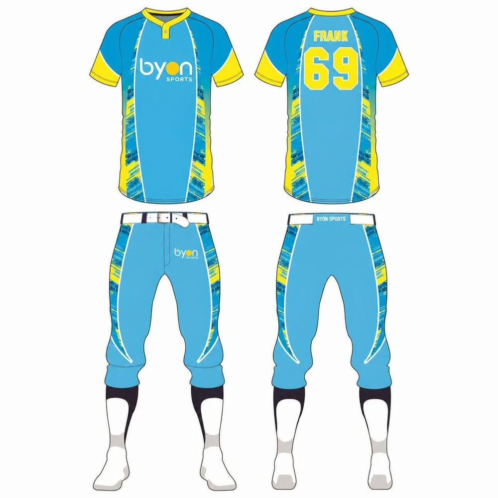 Dye sublimation printing Custom digital camo design slow pitch softball jerseys