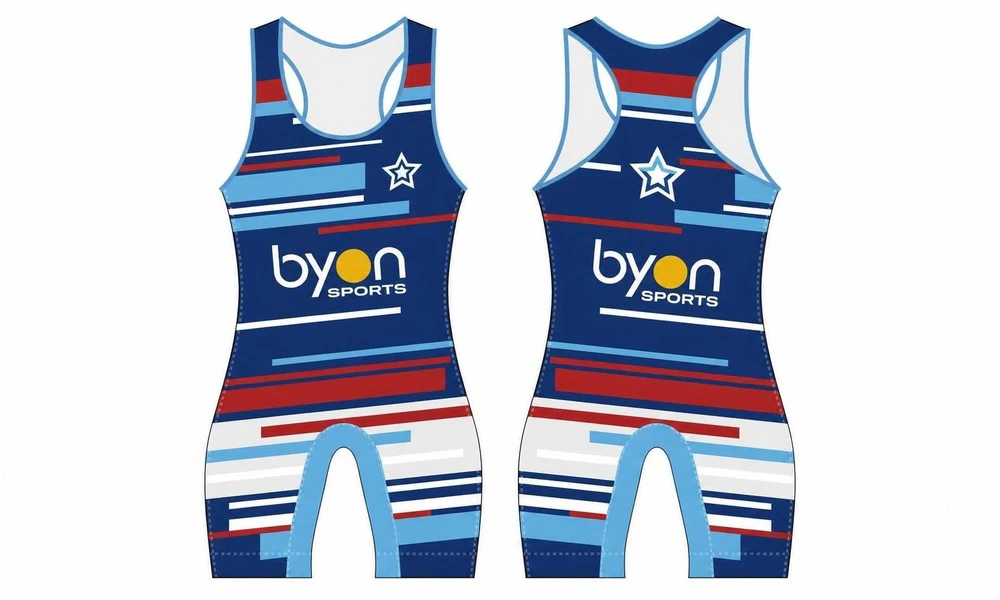 Farbsublimationsdruck Custom digital camo design wrestling uniform