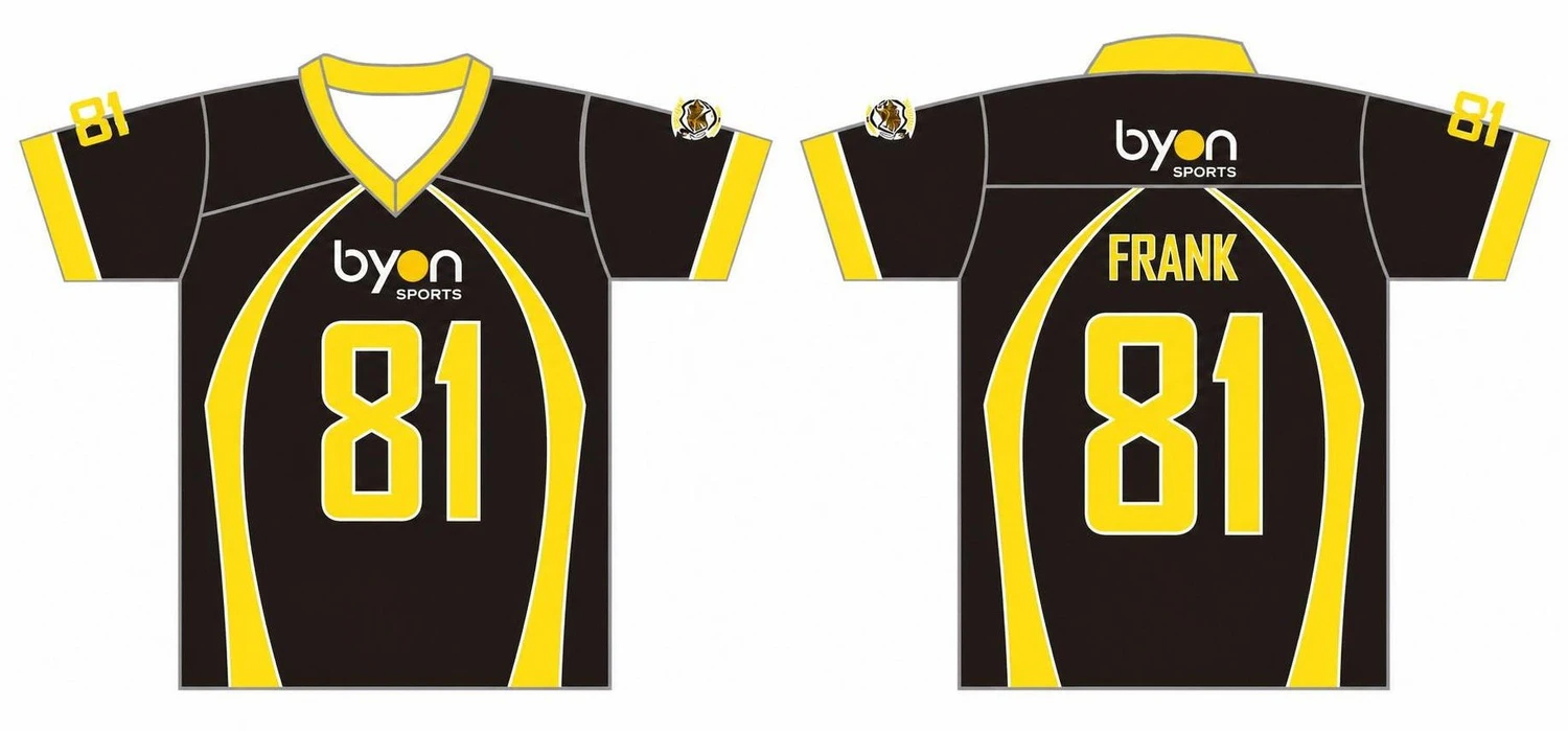 Dye sublimation impression personnalisé design complet polyester personnalisé lacrosse Shirts