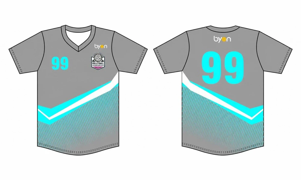 Dye sublimation printing custom design full polyester sublimated volleyball jerseys