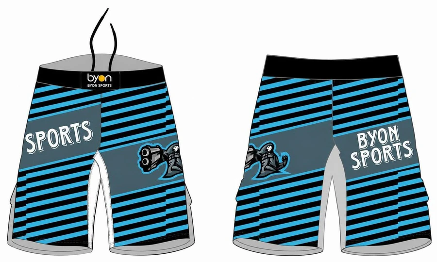 Farbstoffsublimationsdruck Custom Design Full Polyester Wrestling Fight Shorts