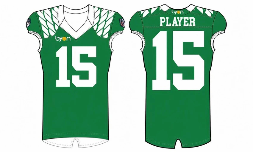 Dye sublimation printing custom design polyester football jerseys