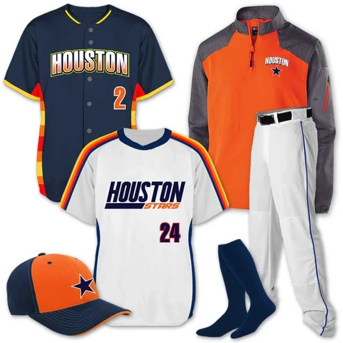 Pacchetto uniforme da baseball sublimato personalizzato