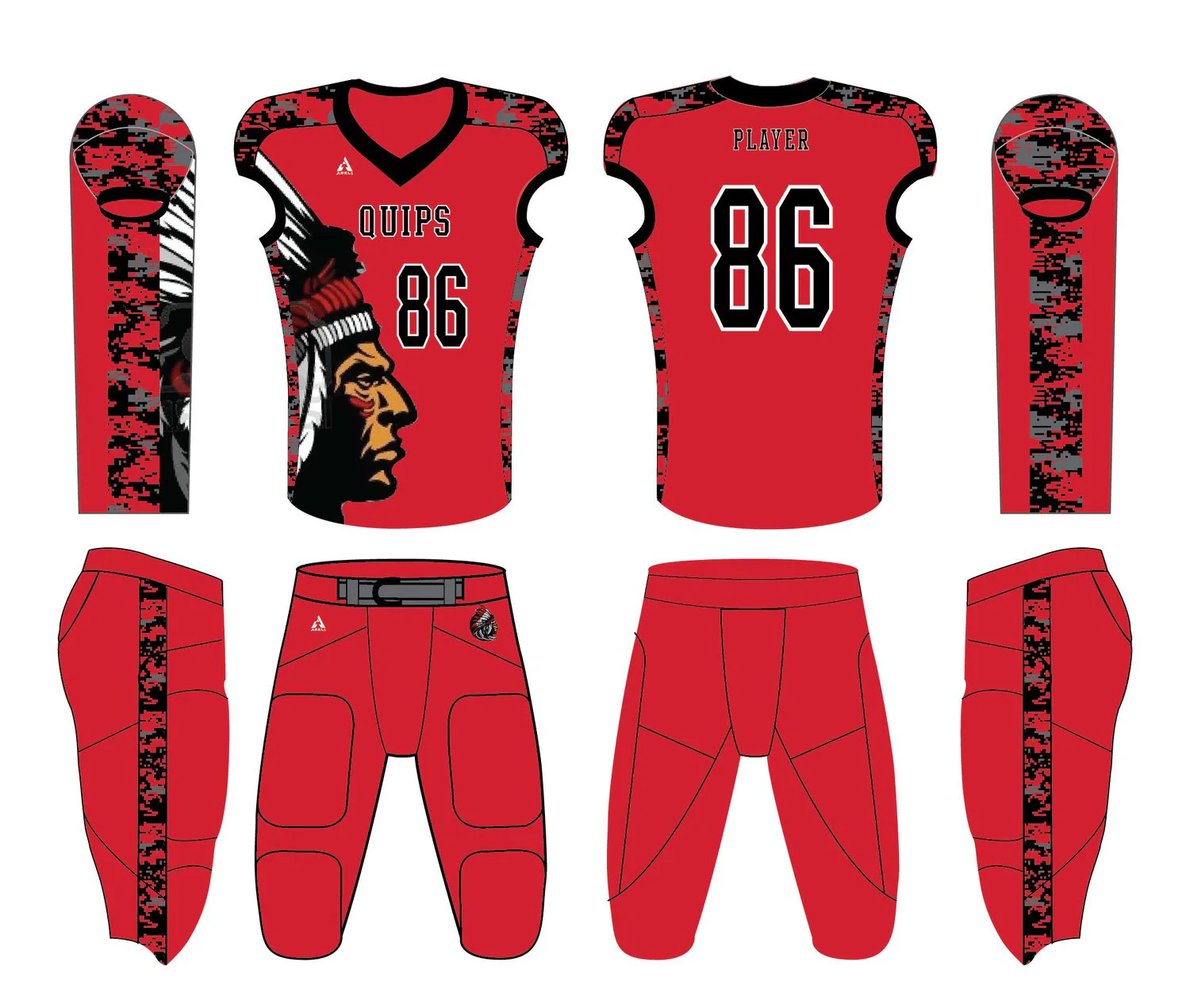Custom Football Uniform