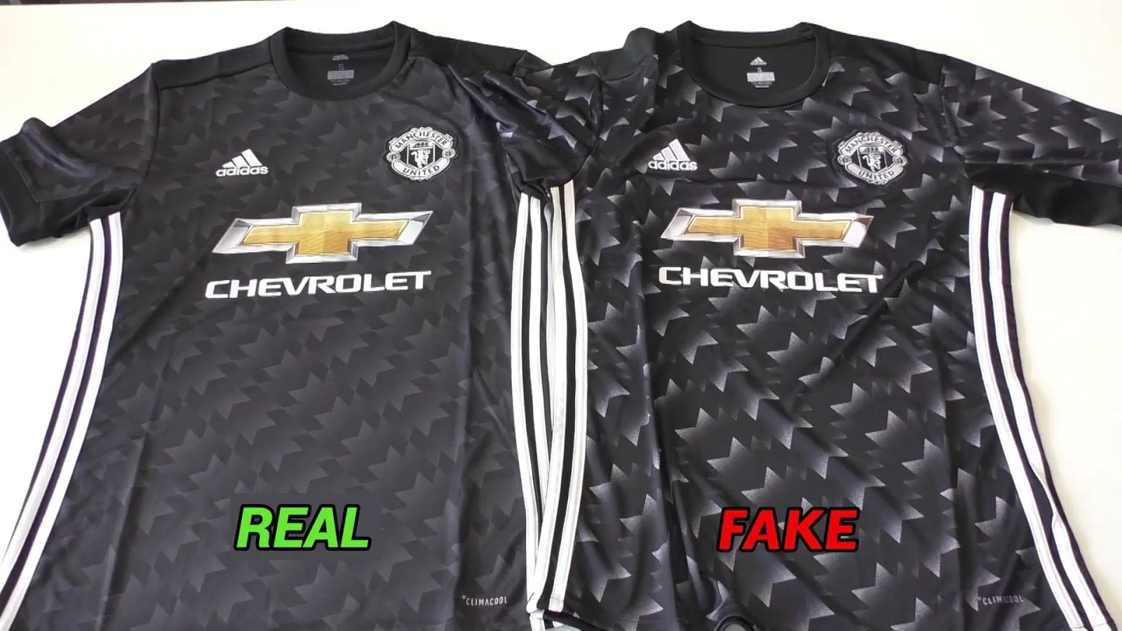 Fake and real kit