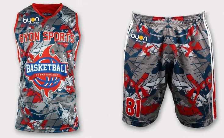 Sublimated basketball jersey