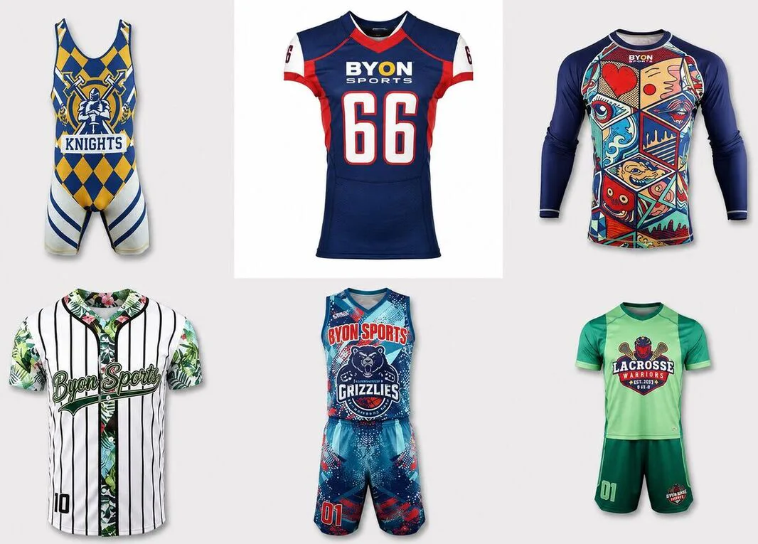 Sublimierte Sportbekleidung
