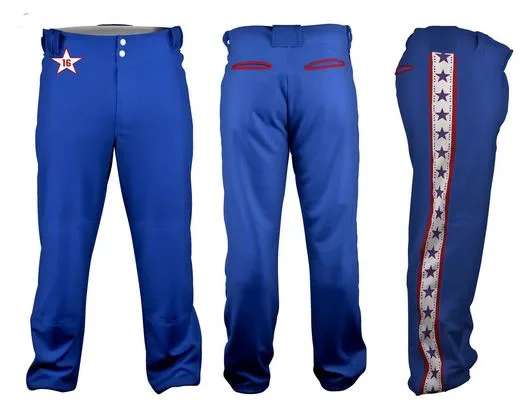 Pantaloni da baseball sublimati personalizzati