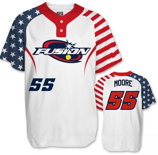 Sublimated adult and youth baseball jersey sizing