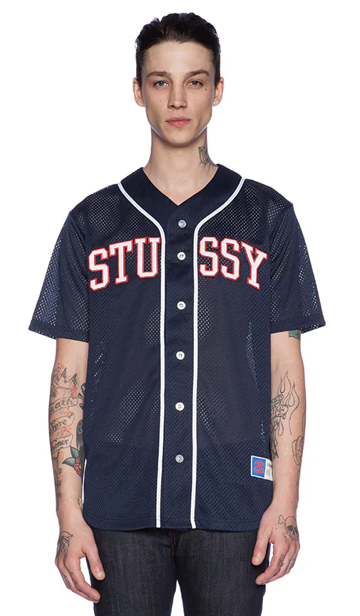 Custom Mesh Baseball Trikots in Teamfarben