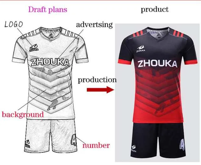 Football jersey plan