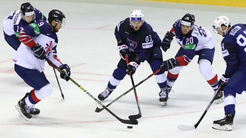 Jugadores de hockey sobre hielo