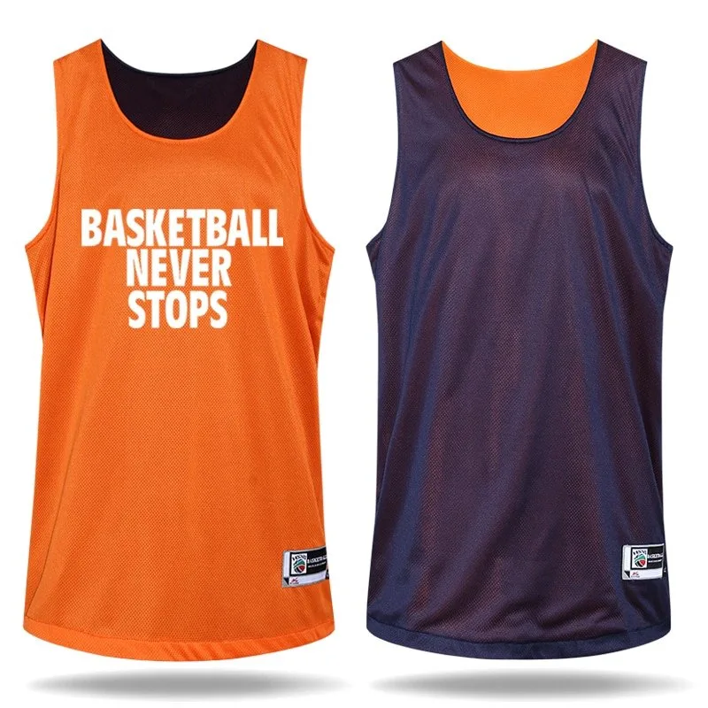 Reversible basketball jersey