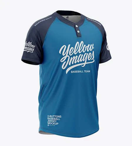 Jersey de béisbol de dos botones personalizado