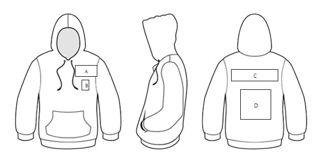 Progettazione di cappe personalizzate sublimate