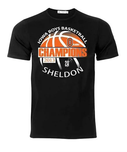 Camisa de equipo de baloncesto de la secundaria