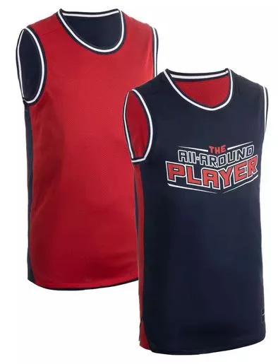 Reversible basket ball jersey