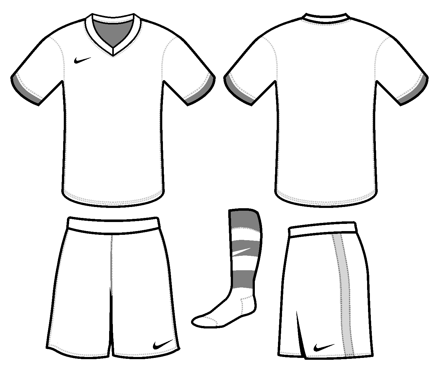 Soccer kit design template