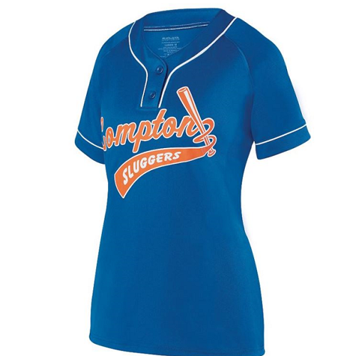Two-button softball shirt