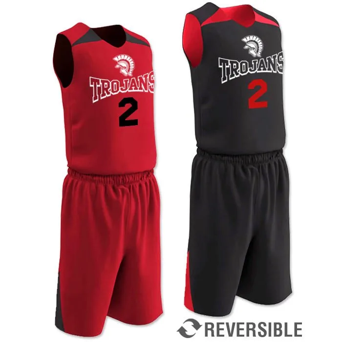 Reversible basketball jersey