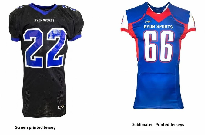 Sublimiertes vs Screen Printed Jersey