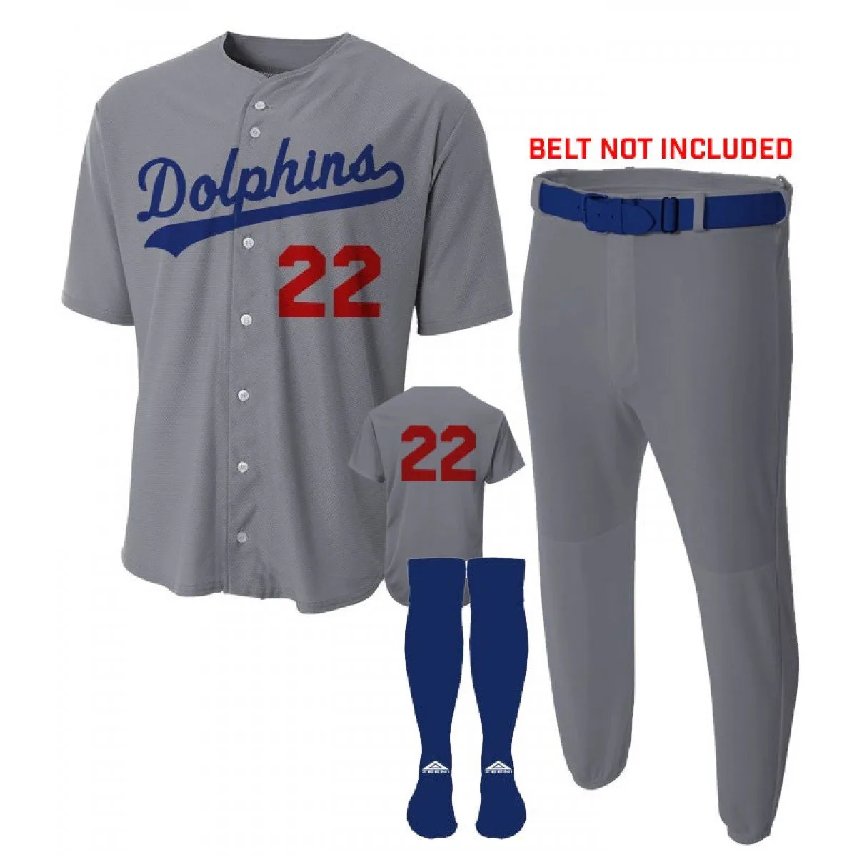 Pacchetto completo dell'uniforme da baseball sublimata