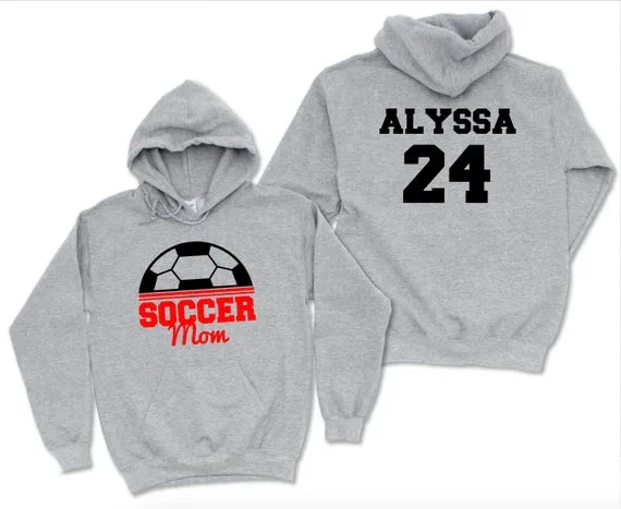 Custom soccer hoodie