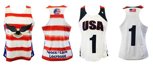Reversible lacrosse pinnies