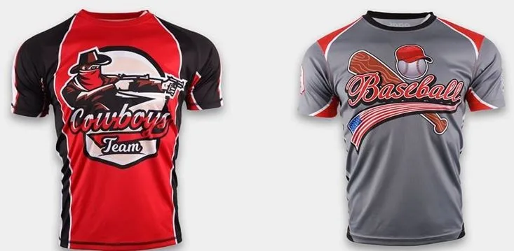 Sublimated softball jerseys