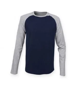 Long-Sleeve Custom sublimierte Baseball-Tee