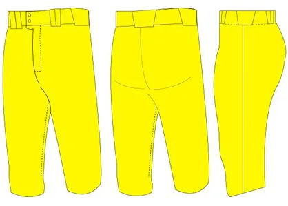 Softball pant design template