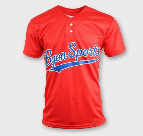 Sublimate baseball jersey