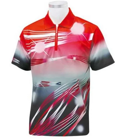 Polo sublimata con cerniera