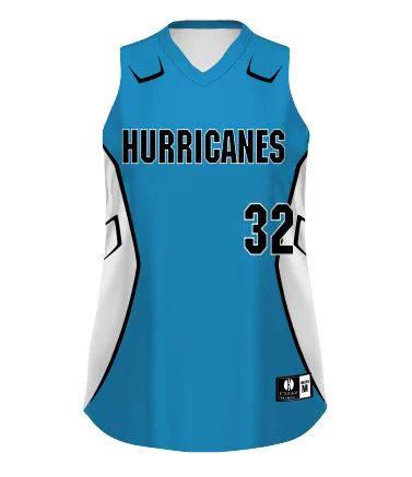 Sublimated sleeveless softball jersey