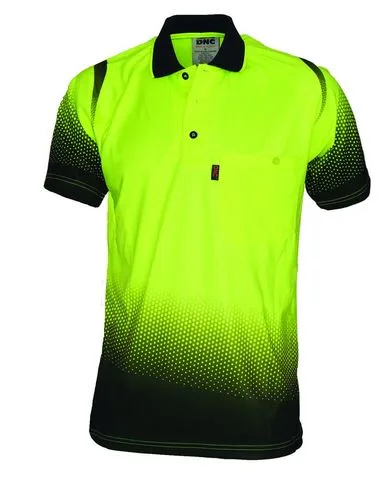 Polo sublimata con bottoni
