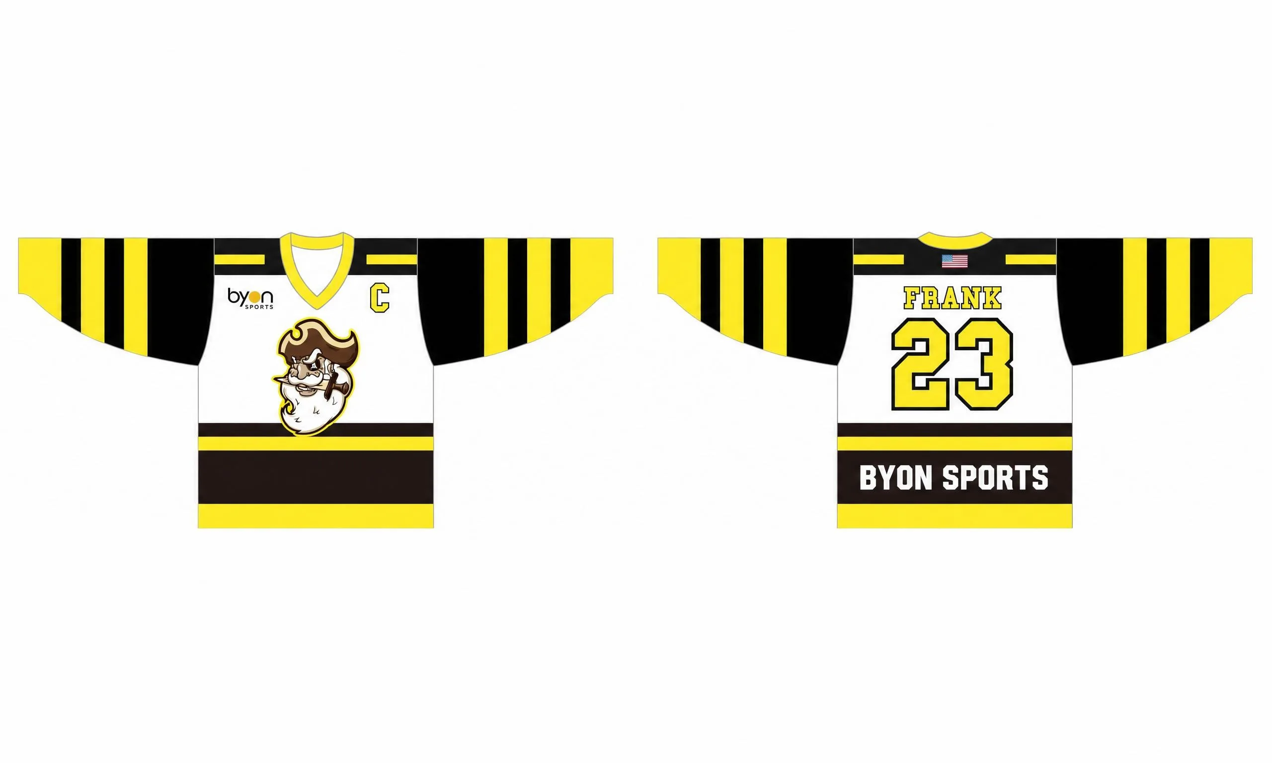 Full Sublimated custom made uomo hockey squadra maglie