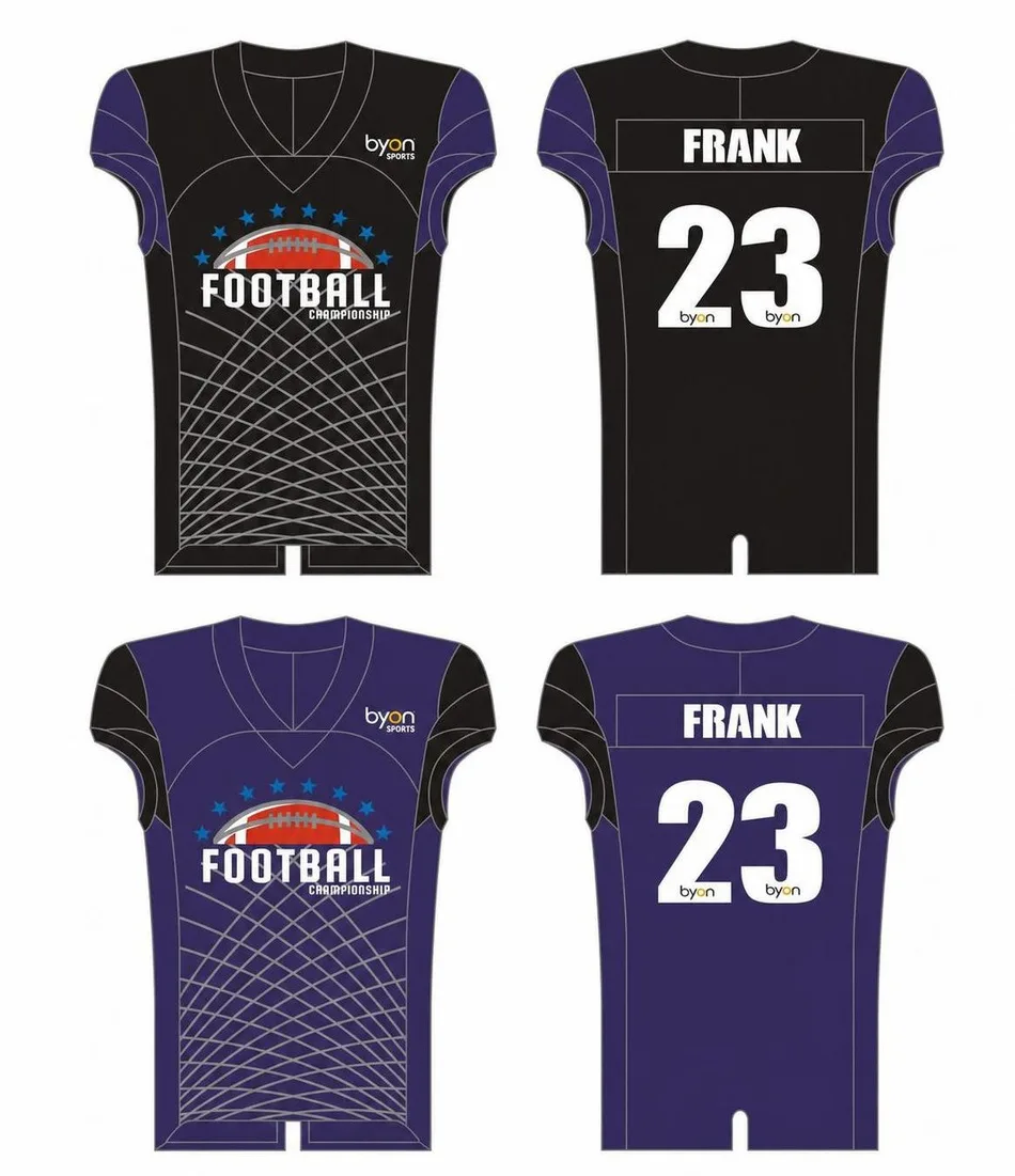 Full Sublimated maßgefertigtes Männerteam Reversible Football Jerseys