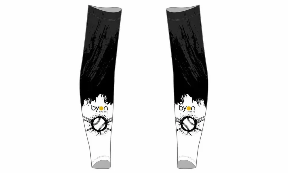 Full Sublimated custom made men's team custom baseball arm sleeves
